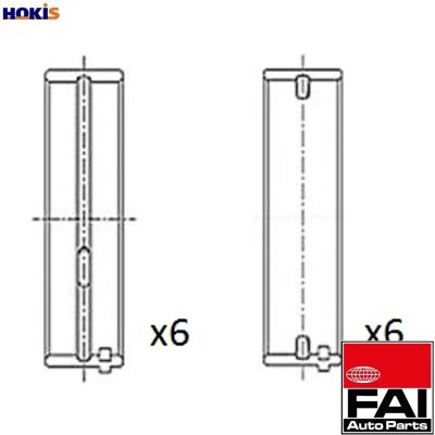 FAI AutoParts - BM1060-STD Krukaslager - OEM-onderdelenummers FAI AutoParts - BM1060-STD Krukaslager - OEM-onderdelenummers