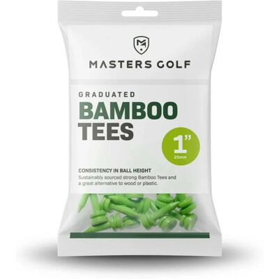 Masters Bambus Graduierte Golf Tees - Lime - Golf Tees Masters Bambus Graduierte Golf Tees - Lime - Golf Tees