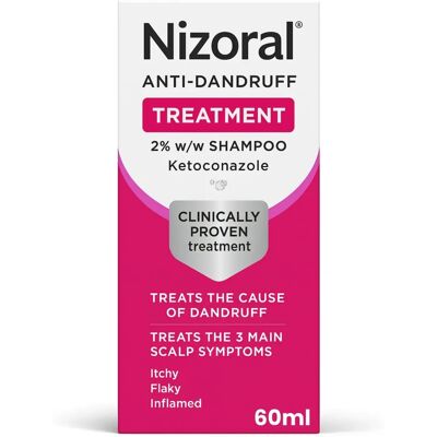 Nizoral Anti-Dandruff Shampoo - 60ml Nizoral Anti-Dandruff Shampoo - 60ml