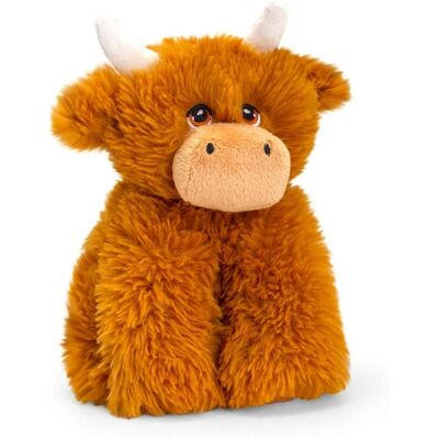 Keel Toys Keeleco Highland Cow 20cm Soft Toy - Stuffed Toy Keel Toys Keeleco Highland Cow 20cm Soft Toy - Stuffed Toy