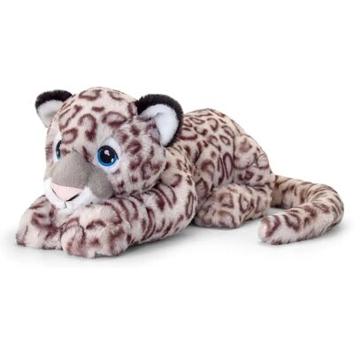 Keel Toys Keeleco Grande Leopardo delle Nevi Selvaggio - Peluche Keel Toys Keeleco Grande Leopardo delle Nevi Selvaggio - Peluche