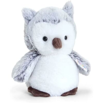 Keel Toys Keel Pippins Hibou Doudou - 14cm - Publicité Keel Toys Keel Pippins Hibou Doudou - 14cm - Publicité
