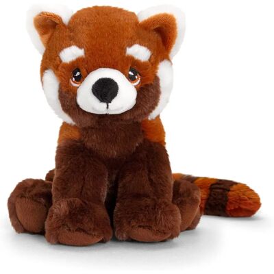 Jouet en peluche écologique Keeleco 100% recyclé - Panda Rouge Jouet en peluche écologique Keeleco 100% recyclé - Panda Rouge