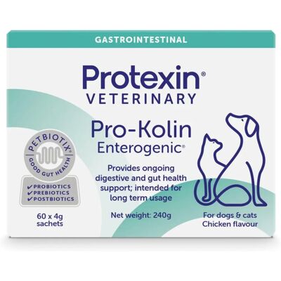Protexin Pro-Kolin Enterogenic - Supports intestinal health in dogs and cats Protexin Pro-Kolin Enterogenic - Supports intestinal health in dogs and cats