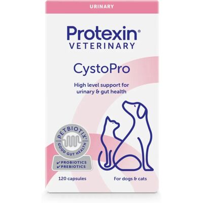 Protexin CystoPro Urinvägssupportkapslar för Hundar och Katter - 120 Kapslar Protexin CystoPro Urinvägssupportkapslar för Hundar och Katter - 120 Kapslar