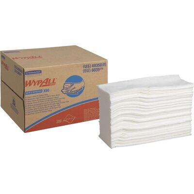 Lingettes de préparation de surface WypAll 6035 - Blanc - Publicité Lingettes de préparation de surface WypAll 6035 - Blanc - Publicité