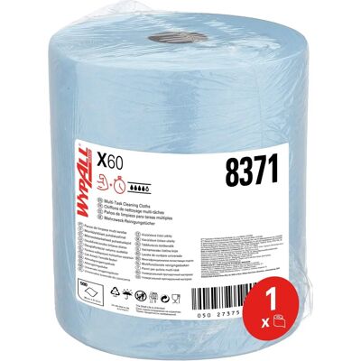 Kimberly Clark 8371 WYPALL X60 Reinigingsdoekjes - Algemeen Schoonmaken Kimberly Clark 8371 WYPALL X60 Reinigingsdoekjes - Algemeen Schoonmaken
