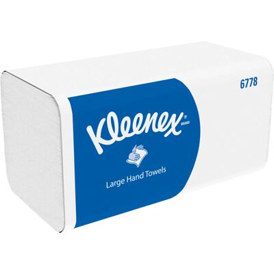 Kleenex Model 6778 - Witte papierhanddoeken Kleenex Model 6778 - Witte papierhanddoeken