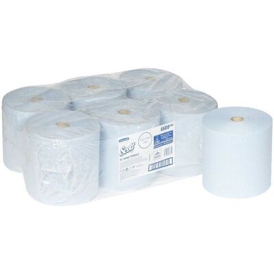 Kimberly-Clark Scott Serviettes en Rouleau - Bleu - Papier Kimberly-Clark Scott Serviettes en Rouleau - Bleu - Papier
