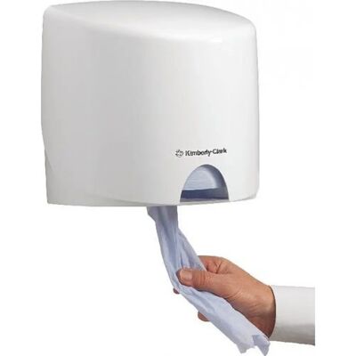 Kimberly-Clark Aquarius - Hygienic Paper Dispenser - White Kimberly-Clark Aquarius - Hygienic Paper Dispenser - White