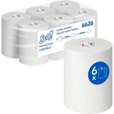 Serviettes en papier Scott Control Extra Forte - Rouleau 300m Serviettes en papier Scott Control Extra Forte - Rouleau 300m
