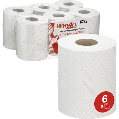 WypAll 6222 Oberflächenvorbereitungstuch - Weiß - Reinigungs Tücher WypAll 6222 Oberflächenvorbereitungstuch - Weiß - Reinigungs Tücher