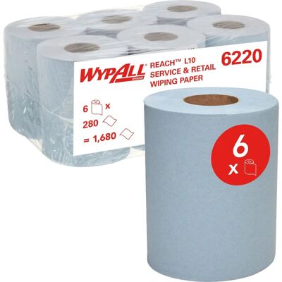 WypAll L10 Rouleaux de papier centrés - Service & Retail WypAll L10 Rouleaux de papier centrés - Service & Retail