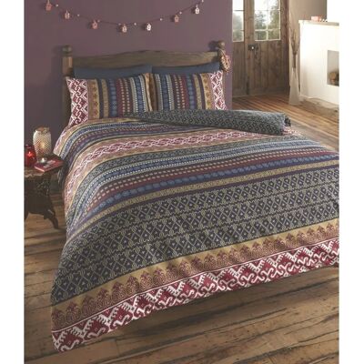 Homespace Direct - Orkney - Indian Ethnic Print - Duvet Cover Homespace Direct - Orkney - Indian Ethnic Print - Duvet Cover