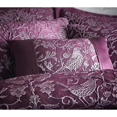 Portfolio Oak Tree Plum Filled Boudoir Cushion - Luxury Jacquard Cushion Portfolio Oak Tree Plum Filled Boudoir Cushion - Luxury Jacquard Cushion