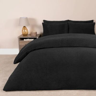 Brentfords - Teddy Duvet Cover - Black - Duvet Cover Set Brentfords - Teddy Duvet Cover - Black - Duvet Cover Set