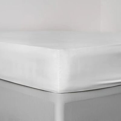 Brentfords Off White Double Fitted Bed Sheet - Bed Sheet Brentfords Off White Double Fitted Bed Sheet - Bed Sheet