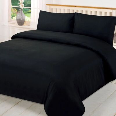 Brentfords Black King Duvet Cover Set - Unisex Bedding Brentfords Black King Duvet Cover Set - Unisex Bedding