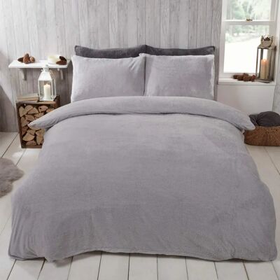 Brentfords Teddy Fleece Duvet Set - King Brentfords Teddy Fleece Duvet Set - King