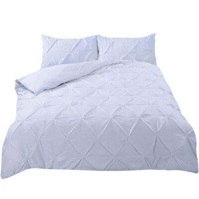 Highams Diamond Pintuck Duvet Cover - Super King Highams Diamond Pintuck Duvet Cover - Super King