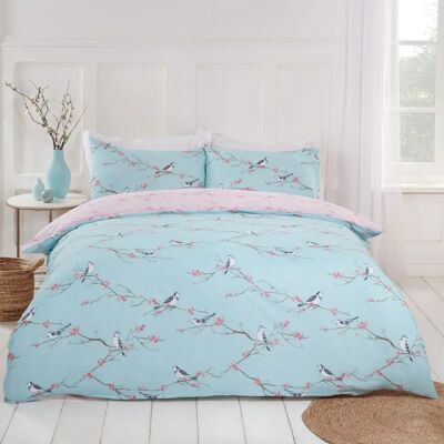 Dreamscene Blossom Bird Duvet Cover Set - Bedding Set Dreamscene Blossom Bird Duvet Cover Set - Bedding Set