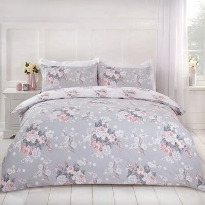 Dreamscene English Rose Duvet Cover with Pillow Case Bedding Set - Duvet Cover Bedding Set Dreamscene English Rose Duvet Cover with Pillow Case Bedding Set - Duvet Cover Bedding Set