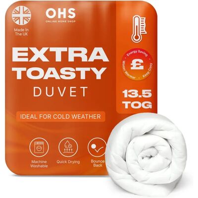 Brentfords - 13.5 Tog Duvet - King - White - Duvet Brentfords - 13.5 Tog Duvet - King - White - Duvet