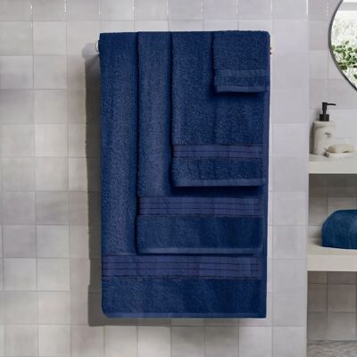 Brentfords - Luxury 100% Cotton Bath Towel - Navy - Towel Brentfords - Luxury 100% Cotton Bath Towel - Navy - Towel