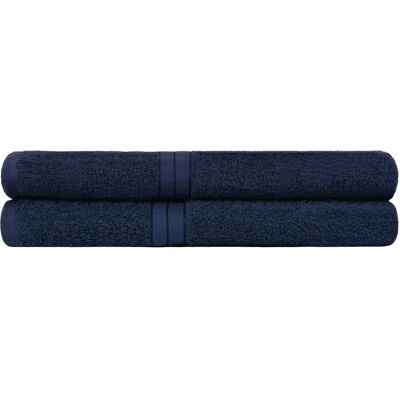 Brentfords - Hand Towel - Navy - 2-Pack - Cotton - Towel Brentfords - Hand Towel - Navy - 2-Pack - Cotton - Towel