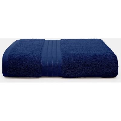 Brentfords - 100% Cotton Bath Sheet - Navy - 2 Pack - Bath Sheet Brentfords - 100% Cotton Bath Sheet - Navy - 2 Pack - Bath Sheet