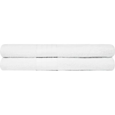 Brentfords - 2-Pack - 100% Cotton - White - Bath Sheet Brentfords - 2-Pack - 100% Cotton - White - Bath Sheet