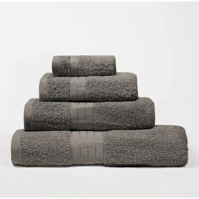 Brentfords - 100% Cotton Hand Towel - Grey - Hand Towel Brentfords - 100% Cotton Hand Towel - Grey - Hand Towel