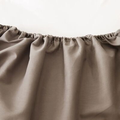 Highams - Polycotton 30 Deep Elasticated - Dark grey - King - Fitted sheet Highams - Polycotton 30 Deep Elasticated - Dark grey - King - Fitted sheet