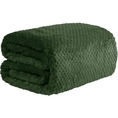 Dreamscene - Luxury Waffle Mink - Green - 150x200 - Throw Dreamscene - Luxury Waffle Mink - Green - 150x200 - Throw