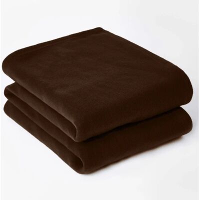 Dreamscene - Fleece Throw - Chocolate - 200x240 cm - Throw Dreamscene - Fleece Throw - Chocolate - 200x240 cm - Throw