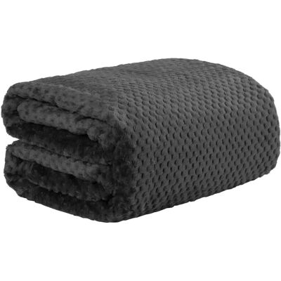 Dreamscene - Dreamscene Luxury Large Waffle Honeycomb Mink Warm Throw Dreamscene - Dreamscene Luxury Large Waffle Honeycomb Mink Warm Throw