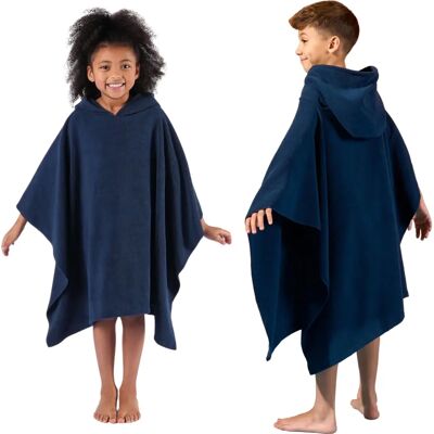 Brentfords - Poncho Towel - Navy - One Size - Poncho Towel Brentfords - Poncho Towel - Navy - One Size - Poncho Towel
