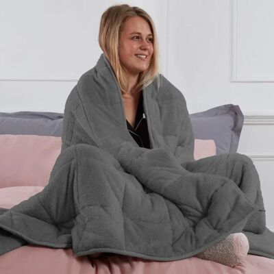 Brentfords - Teddy Fleece Sensory Sleep Therapy - 6kg - Weighted Blanket Brentfords - Teddy Fleece Sensory Sleep Therapy - 6kg - Weighted Blanket