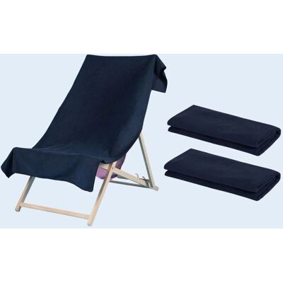 Brentfords - 2 x Microfiber Quick Dry Bath Towel - Navy Brentfords - 2 x Microfiber Quick Dry Bath Towel - Navy
