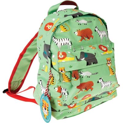 Rex London Tier-Design Kindergartenrucksack - Mehrfarbiger Rucksack Rex London Tier-Design Kindergartenrucksack - Mehrfarbiger Rucksack