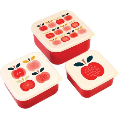 Rex London Vintage Apple Snackbokser - 3-pakning Rex London Vintage Apple Snackbokser - 3-pakning