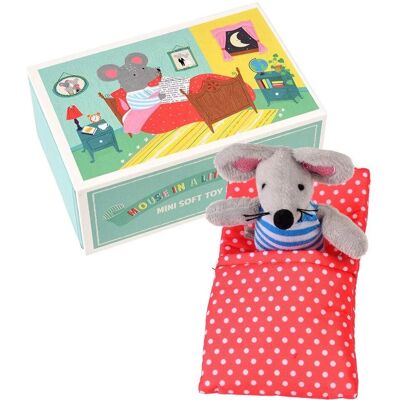 Rex London Souris Dans La Maison - Peluche - Rouge/Bleu/Gris - 14cm - Publicité Rex London Souris Dans La Maison - Peluche - Rouge/Bleu/Gris - 14cm - Publicité