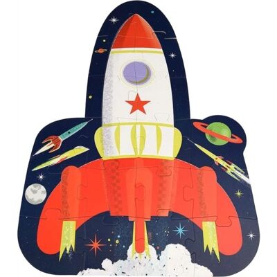 REX LONDON Rocket Jigsaw Puzzle - Space Age REX LONDON Rocket Jigsaw Puzzle - Space Age