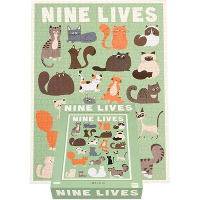 Puzzle Rex London Nine Lives - 1000 elementów Puzzle Rex London Nine Lives - 1000 elementów