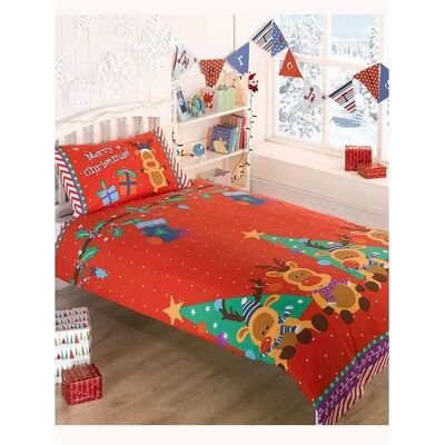Rapport Christmas Reindeer Single Duvet Cover - Bedding Set Rapport Christmas Reindeer Single Duvet Cover - Bedding Set