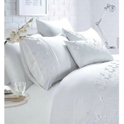 Ensemble de Couette Papillon Blanc Simple - Ensemble de Literie - Publicité Ensemble de Couette Papillon Blanc Simple - Ensemble de Literie - Publicité