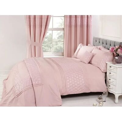 Price Right Home Everdean Blush Pink Floral Double Bedding Set - Bed Linen Price Right Home Everdean Blush Pink Floral Double Bedding Set - Bed Linen