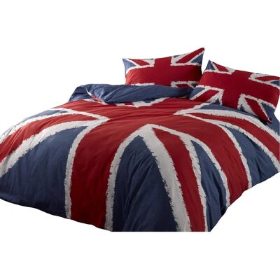 Union Jack Duntäcke-Set med 2 örngott - Brittisk sängkläder Union Jack Duntäcke-Set med 2 örngott - Brittisk sängkläder