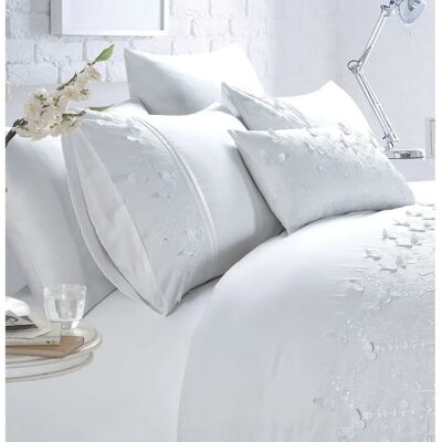 Rapport Elegant White Butterfly King Duvet Cover - Duvet Cover Set Rapport Elegant White Butterfly King Duvet Cover - Duvet Cover Set