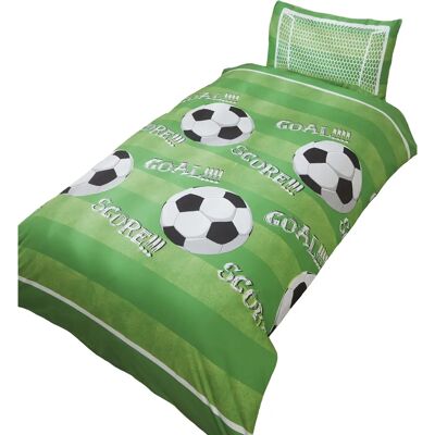 Kidz Football Shoot Goal Soccer Kids Boys Single Duvet Quilt Cover Bedding Set - Bed Type Kidz Football Shoot Goal Soccer Kids Boys Single Duvet Quilt Cover Bedding Set - Bed Type